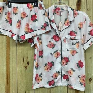 Victoria's Secret Floral Print Sleep Set Sz:S